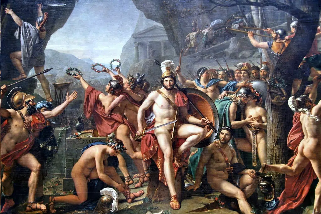 Cuadro de Leonidas de Jaques Louis David