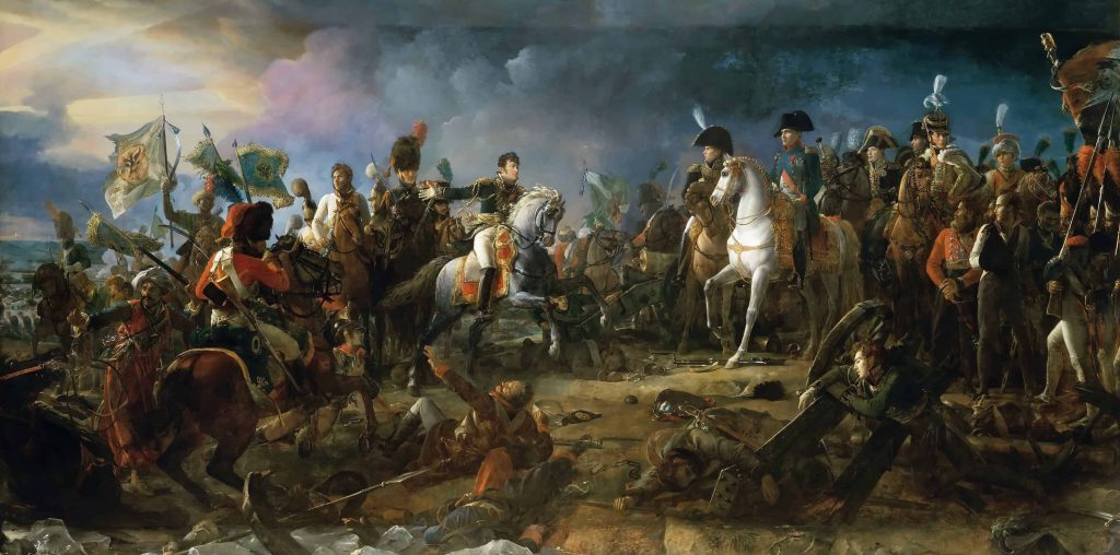 Óleo sobre la batalla de Austerlitz
