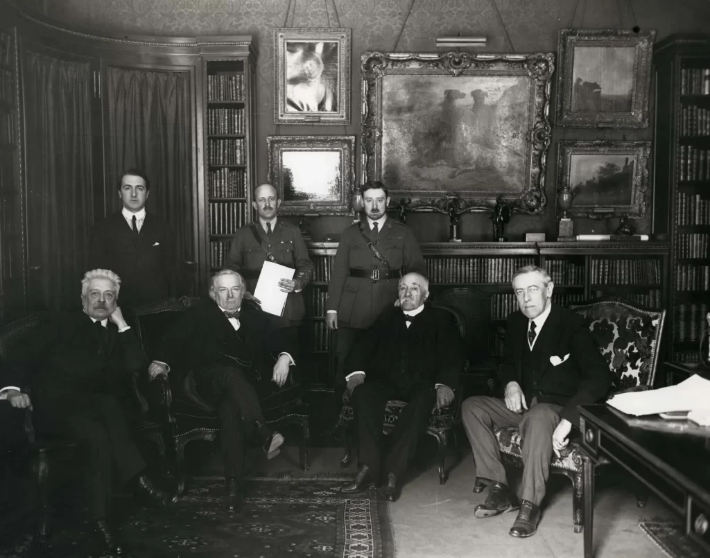 Tratado de Versalles en la conferencia de paz de París