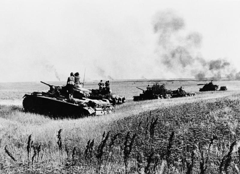 Tanques en dirección a Stalingrado
