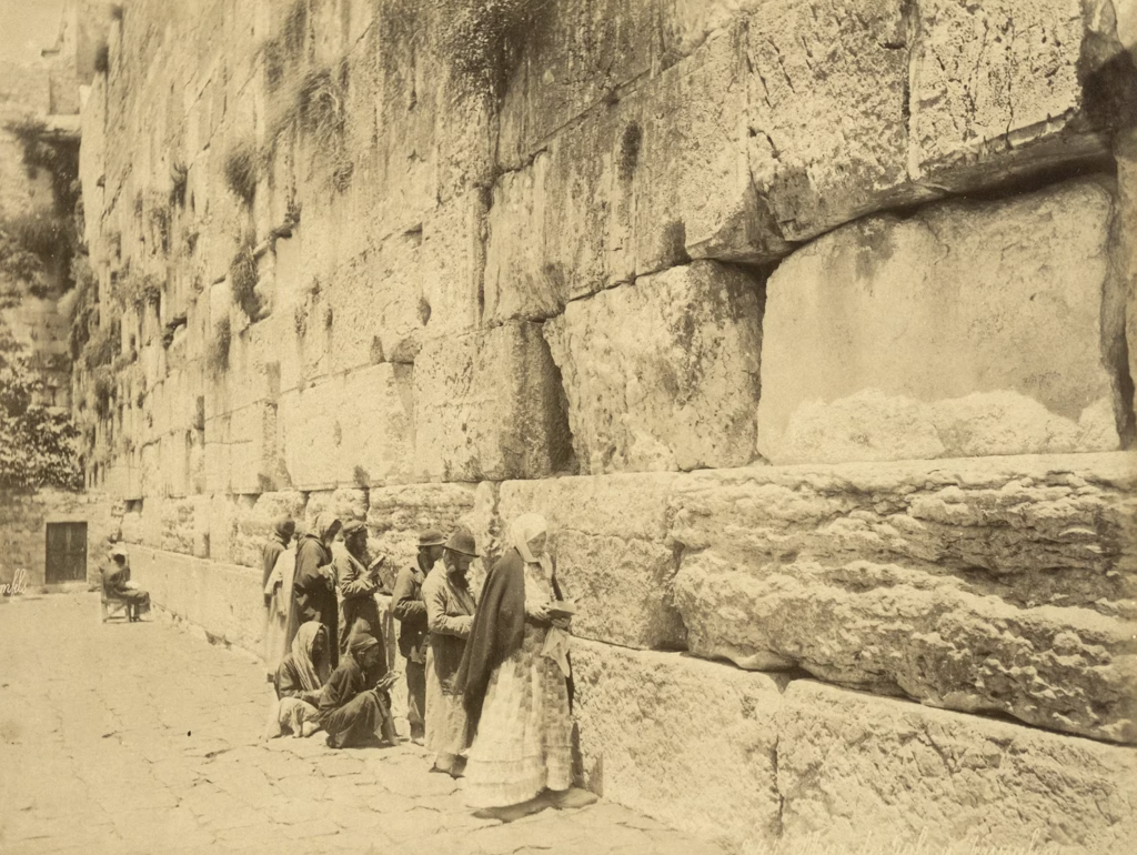 Palestina en el s.XIX, muro de las lamentaciones
