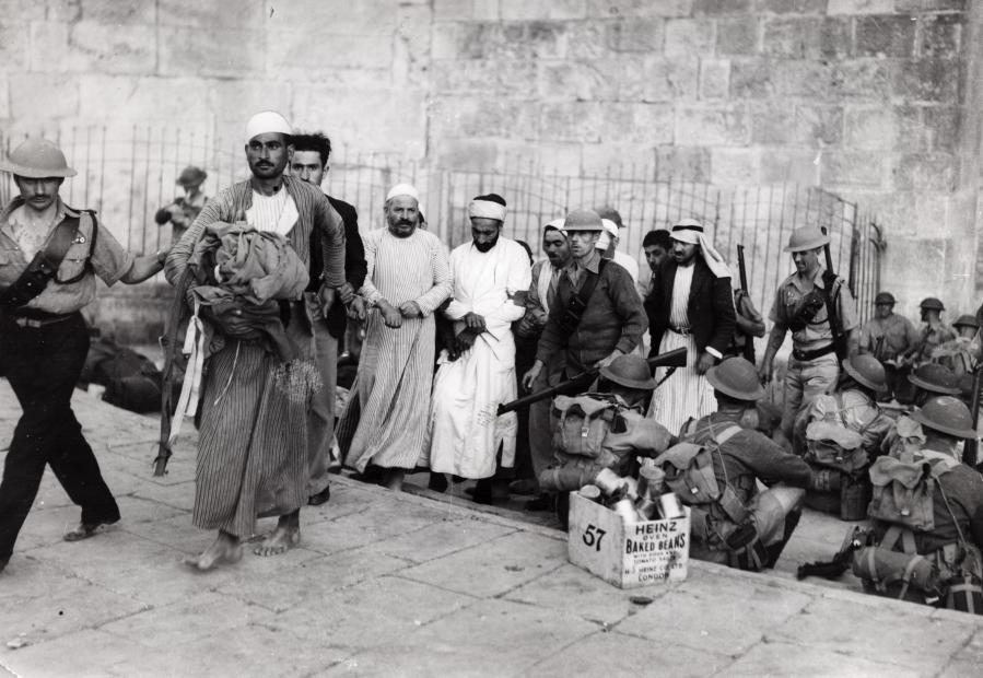 revolución palestina contra el imperio británico. 1938